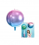 PartyDeco fooliumist &otilde;hupall, 35 cm, sinine/violetne