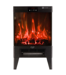 Adler LED electric fireplace with remote control AD 7755 Ceramic Heater 2000 W Number of power levels 2 Black