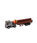 Wood Truck Truck Trailer 1:24 Wood Logs Sounds Lights