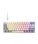 CORSAIR CLIPPER PRO MINI 60 Hall Effect Gaming Keyboard, Backlit RGB LED, CORSAIR MGX Core, White , PBT DS Keycaps