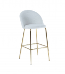 Baaritool BEETLE 52x54xH105cm, valge