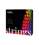 Twinkly|Strings Smart LED Lights 600 RGB (Multicolor), 48m, Black wire|RGB &ndash; 16M+ colors