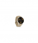 Garmin Venu 3S Smart Watch 41mm, GPS, Stainless Steel Bezel with Leather Band French Gray / Softgold EU