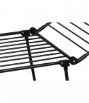AMALFI foldable laundry drying rack, black