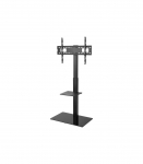 Goobay 58526 TV Floor Stand Basic (Size L), Black