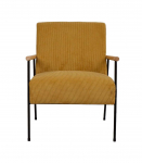 Tugitool JADE 63x75,5xH85,5cm, kollane