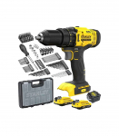 Stanley Screwdriver Kit, 18 V, 2 Ah accumulator SFMCD700D2A-QW