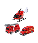 Fire Station Garage Base, Helicopter, Walkie-Talkie, Lights, Sounds