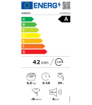Gorenje WG2PS62A2 Washing machine, A, Front loading, 6 kg, 1200 RPM, Depth 41.5 cm, White