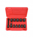 L&ouml;&ouml;kpadrunikomplekt 1/2&acute;&acute; 10-24mm 12-osa, KS Tools