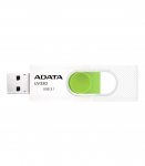 ADATA USB Flash Drive UV320 128 GB USB 3.2 Gen1 White/Green
