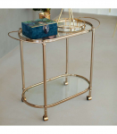 Serveerimislaud GENUA 88x39xH76cm, kuldne