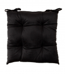 Toolipadi VELVET 40x40cm, must