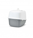 SAVIC Nestor Jumbo White-Grey &ndash; covered cat litter box &ndash; 66.5x48.5x46.5 cm &ndash; 1 pc.