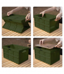 NCB4007 FOLDING CAMPING BOX WITH 2-IN-1 TABLE FUNCTION GREEN NILS CAMP