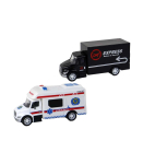 Camper Truck Ambulance Ice Cream Parlor With Friction Drive 1:87 A