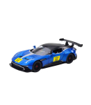 Metal Sports Car Lights Sounds Drive Blue 1:22
