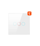Smart Light Switch WiFi Avatto TS02-EU-W3 3 Way TUYA (white)