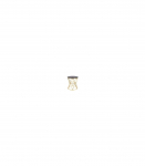 Kohvilaud CLARK suitsuklaas/kuldne 50cm