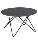 Diivanilaud WYRE D80xH45cm, must, melamiin, teras