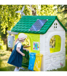 FEBER Eco aiamaja Linnutoitja J&auml;&auml;tmete sorteerimine P&auml;ikesepaneeli imitatsioon