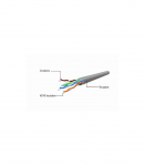 Cablexpert Patch cord PP12-0.5M/BK Black