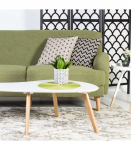 Diivanilaud SCARLETTE 120x60xH38cm, valge