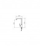 PYRAMIS SILVIO DUO granite black mixer