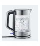 Severin WK 3420 electric kettle 1.7 L 2200 W Black, Stainless steel, Transparent