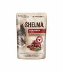 SHELMA with turkey, duck, chicken and beef in sauce - wet cat food - 12x85g