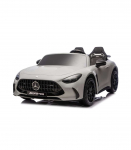 Mercedes GT63 AMG DK-GT63 24V LCD Battery-Powered Car, Light Gray