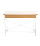 Kirjutuslaud FERDIE 120x48xH88cm, saar/valge