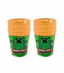 Procos korduvkasutatav peotops 250ml, 6 tk, Minecraft