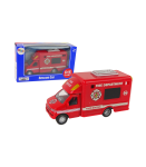 Car Rescue Vehicle Police Fire Brigade Friction Drive 3 Models