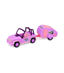 Off-Road Vehicle with Camper Sounds Pink Travel Set