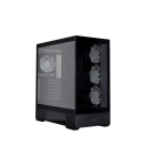 Zalman P40 DS, ATX Mid Tower PC Case, 4 x 120mm ARGB Fans, Black