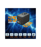 Verbatim 32120 UTA-05 65W GaN III Universal Travel Adapter with 2 x USB-C PD & QC 4+ & 2 x USB-A
