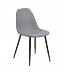 Tool WILMA 44,5x56xH84cm, iste/seljatugi: kangas, v&auml;rvus: helehall, jalad: metall