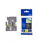 Brother TZe-335 Laminated Tape White on Black TZe 8 m 1.2 cm
