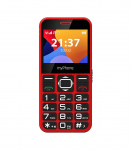 myPhone Halo 3 Red 2.31 " IPS 32 MB 32 MB Single SIM Main camera resolution 0.3 MP 1000 mAh