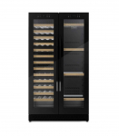 Caso Wine Cooler WineChef Duo 122 Energy efficiency class G Free standing Bottles capacity 122 Black