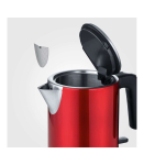 Severin WK 3427 electric kettle 1 L 2400 W Black, Red