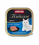 ANIMONDA Vom Feinsten Adult Salmon with shrimp - wet cat food - 100g