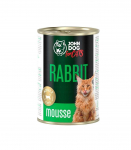 JOHN DOG For cats Rabbit Mousse - wet cat food - 400g