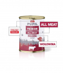 PUPIL PREMIUM Wołowina karma mokra dla psa 800g