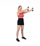 Hantlid CHRISTOPEIT 2 x 3 kg, mustad