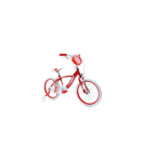 Huffy Glimmer 18" jalgratas, punane