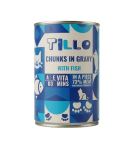 TILLO Chunks in gravy Fish - wet cat food - 415g