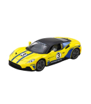 Metal Sports Car Lights Sounds Drive Yellow 1:22