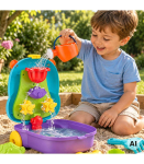 WOOPIE Hippo Sand and Water Set 2 in 1 Case Water Table